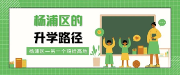 另一个鸡娃高地——杨浦区的升学路径